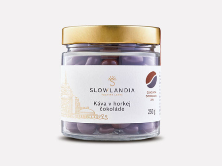 Kawa w gorzkiej czekoladzie 250g SLOWLANDIA